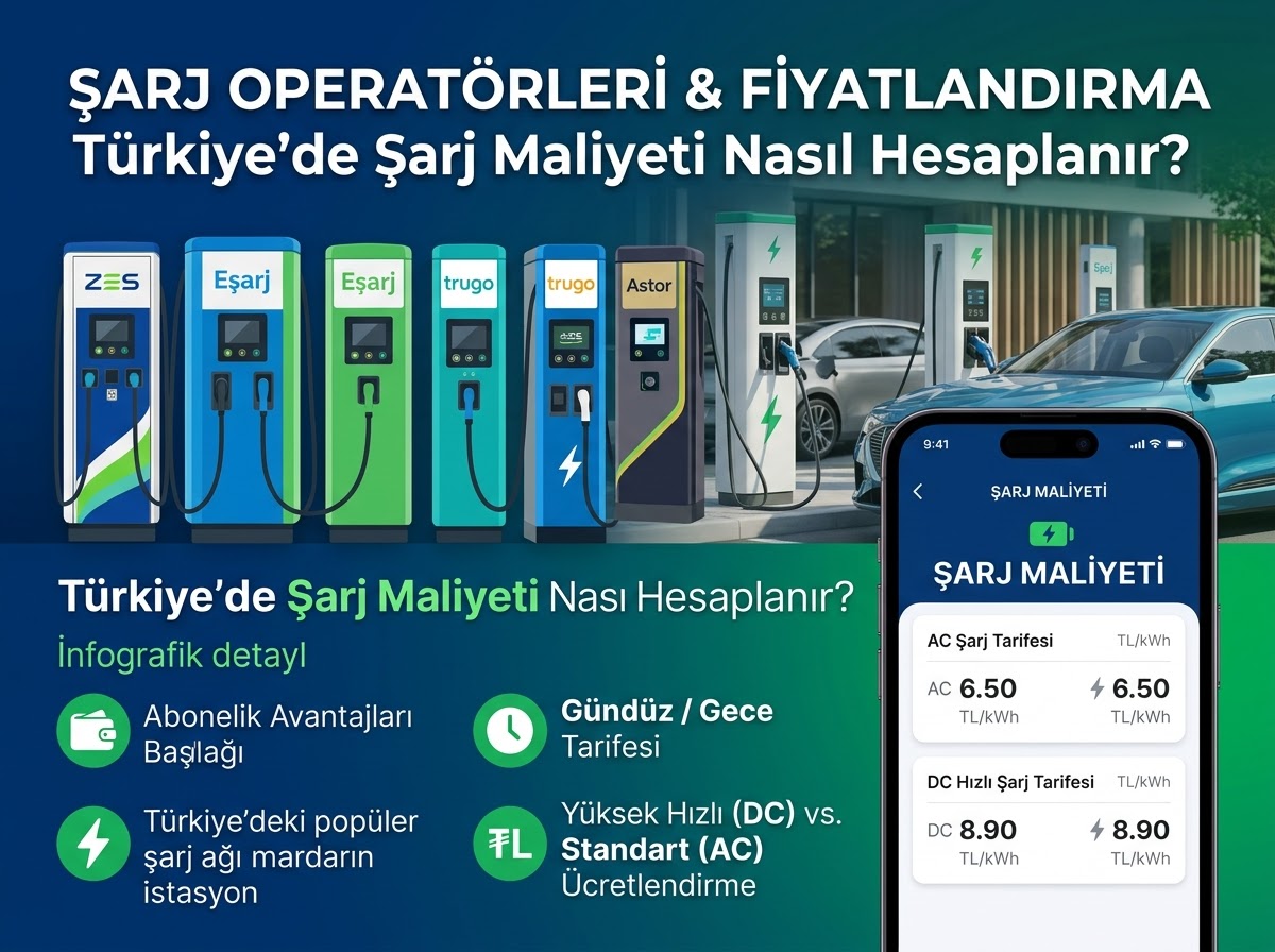 Şarj Ağı Operatörleri Karşılaştırması ve Maliyet Yönetimi