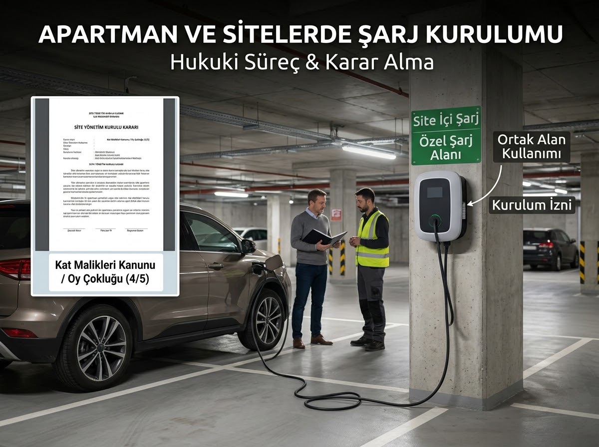 Apartman ve Sitelerde Elektrikli Araç Şarj İstasyonu Kurulum Rehberi